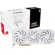 Відеокарта AMD Radeon RX 9070 XT 16GB GDDR6 Hellhound Spectral White PowerColor (RX9070XT 16G-L/OC/WHITE) - изображение 1
