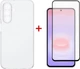 Чехол для смартфона Dengos TPU для Samsung Galaxy A37 Transparent + захисне скло (DG-KM-197) - изображение 1