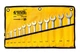Ключі ріжкові MASTERTOOL набір 12 шт (6-25, 27, 28, 30, 32 мм) 31CrV3 COLD FORGED DIN3110 у чохлі 70-1112 - зображення 1