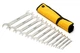 Ключі ріжкові MASTERTOOL набір 12 шт (6-25, 27, 28, 30, 32 мм) 31CrV3 COLD FORGED DIN3110 у чохлі 70-1112 - зображення 2