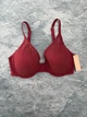 Бюстгальтер Thirdlove 24/7 Classic Uplift Plunge Bra - бордовий - 75E - изображение 1