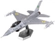 Металлический 3D конструктор Metal Earth Истребитель F-16 Fighting Falcon Ukrainian Air Force - изображение 1