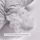 Силіконова подушка Nordic з чохлом із мікрофібри 40х60 Сірий (Р7-id-nord-comfort+-1) - зображення 4