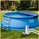 Круглый бассейн Intex Easy Set 457х107 см полный комплект (чаша, фильтр 3 785 л/ч, лестница, тент, подстилка) - изображение 10