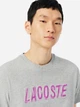 Футболка чоловіча Lacoste 673569595 3XL Сіра (1159864830) - зображення 3