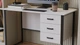 Компьютерный стол Ferrum-decor Гарри 76x140x70 черный ДСП Белое 32мм - изображение 5