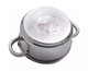 Каструля Ofenbach KM-100524 2л з нержавіючої сталі зі скляною кришкою 18см для індукції та газу - зображення 2