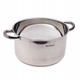 Кастрюля Ofenbach KM-100527 5.5л из нержавеющей стали с стеклянной крышкой 24см для индукции и газа - изображение 7
