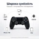 Геймпад PS4 бездротовий DualShock 4 джойстик Bluetooth акумуляторний контролер для ігор консолі смартфона планшета сумісний з ПК смартфоном Android iOS iPad V2 Sony wireless USB зарядка портативний ігровий ергономічний тригерний оригінал pro чорний - зображення 6