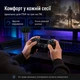 Геймпад PS4 бездротовий DualShock 4 джойстик Bluetooth акумуляторний контролер для ігор консолі смартфона планшета сумісний з ПК смартфоном Android iOS iPad V2 Sony wireless USB зарядка портативний ігровий ергономічний тригерний оригінал pro чорний - зображення 10