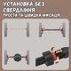 Домашний раздвижной турник для подтягивания, отжиманий, 60-103 см, регулируемый турник в дверной проем, нагрузка до 300 кг, для взрослых и детей, с мягкими ручками, черный - изображение 9