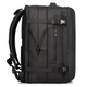 Дорожный рюкзак Bange BG1909D для ноутбука 17.3" влагостойкий с расширением и USB-портом (Черный) - изображение 6