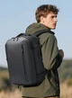 Дорожный рюкзак Bange BG-7876-1 для ноутбука 17" с вакуумным отделением и замком TSA (Черный) - изображение 4