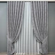 Комплект готовых штор VR-Textil Жаккард Sultan YL № 1668ш Серый 150х270 см 2 шт (33-0550) - изображение 2