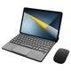 Клавиатура-подставка беспроводная Smart Keyboard + Мышка для Poco Pad X1 Ukr+Eng Black - изображение 1