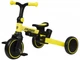 Беговел Tri-cycle 6in1 Milano 002 желтый для детей от 1 года с боковой поддержкой и козырьком - изображение 4