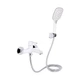 Змішувач для ванни Qtap Grand (з душовим гарнітуром) QTGRAWCR006 Chrome/White - зображення 1