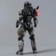 Коллекционная фигурка Emile-A239 Halo Reach 18 см – подвижная статуэтка Spartan Noble Team с Energy Sword и аксессуарами - изображение 4