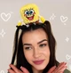 Трендовий обруч (обідок) з двома зажимами «SpongeBob Cute Band» - зображення 2