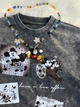 Футболка дитяча Disney Mickey Mouse варенка оверсайз сіра для дівчинки зріст 140 - зображення 4