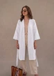 Пляжна накидка-кімоно Honey Fashion Accessories One Size білий (50к035) - зображення 1