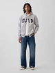 Толстовка Gap Vintagesoft Arch Logo Grey 715005321 M - изображение 3