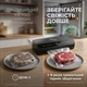 Вакуумний пакувальник для харчових продуктів 200Вт Zepline ZP-00359 Побутовий автоматичний вакууматор з LED дисплеєм + 20 пакетів та додатковий рулон - зображення 2