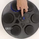 Мішень боксерська інтерактивна настінна з Bluetooth, музикою, LED-підсвіткою та 9 рівнями швидкості, тренажер для тренувань з боксу, реакції та координації з 6 ударними зонами та з рукавичками Чорний, BOX-006-Black - зображення 14