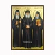 Икона Святых Иакова, Паисия и Порфирия 14 × 19 см - изображение 4
