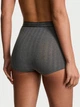 Жіночі трусики Victoria's Secret (287997861) SoSoft Modal Ultra-Fine Logo High-Waist Boyshort XS сірі - зображення 2