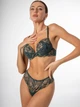 Комплект Lise Marie (Бюстгальтер Пуш Ап и Трусики Стринг) Tiara 2188 Изумрудный 70В/S - изображение 1