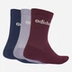 Набор мужских носков высоких хлопковых Adidas C LIN CREW KQ6800 43-45 (L) 3 пары Бордовый (4067907098154) - изображение 2