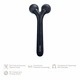 Електронний звуковий ролик для обличчя Geske Sonic Facial Roller 4 в 1 чорний - изображение 2