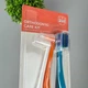 Набор для ухода за брекетами Orthodontic Care Kit: 2 монопучковые зубные щетки + 1 ортодонтическая зубная щетка - изображение 3