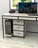 Мобильная офисная тумба в стиле лофт EcoLoft Венген Мерит DSP-1492-2 Дуб Кортона - изображение 2