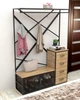 Вешалка в стиле лофт EcoLoft Белларо DSP-1493-1 Дуб Аппалачи - изображение 2