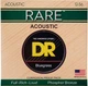 Струны для акустических гитар DR Strings Rare RPBG-12 Acoustic Phosphor Bronze Bluegrass 12-56 6 шт (40793) - изображение 1