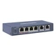 Комутатор 4 порти некерований Hikvision DS-3E0106HP-E POE - зображення 4