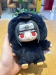 Мягкая игрушка Итачи в костюме Лабубу Labubu, 17 см - коллекционный аниме-плюш / Naruto Наруто - изображение 1