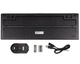 Комплект (клавіатура, миша) бездротовий A4Tech 3000N Black USB (3000N (GK-85+G3-200N)) - зображення 4