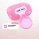 Жіночий міні-станок для гоління PearlMax Soft Touch Mini з футляром та змінною касетою 3 леза рожевий - изображение 4