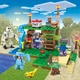 Конструктор Minecraft SJ82007 Битва на скале 231 деталей Майнкрафт MineWorld My World - изображение 2