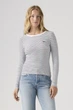 Лонгслив Levi's 42(S) Белый-полоска (149395) - изображение 5