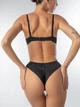 Комплект Lise Marie (Бюстгальтер Пуш Ап и Трусики Бразилиана) Tiara 2188 Черный 70C/S - изображение 3