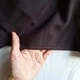 Тканина шифон стрейч однотонний Колір темно-коричневий, погонний метр - зображення 2
