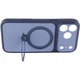 Чехол Ummi Full Camera with MagSafe HQ Ring для iPhone 17 Pro Max с кольцом-подставкой 360° Айфон 17 про макс Navy Blue - изображение 5