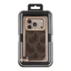 Чохол Premium Kajsa Splendid Collection 3D Cube Pattern with MagSafe для iPhone 17 Pro Desert Gold O-Ring - изображение 2