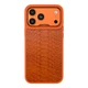 Чохол Premium Kajsa Glamorous Collection Snake Pattern with MagSafe для iPhone 17 Pro Orange Plus O-Ring - изображение 1