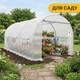 Посилена садова теплиця парник LEOBRO Garden 10м2 White (LB-10M25W) (LEO_LB-10M25W) - изображение 6