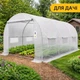 Посилена садова теплиця парник LEOBRO Garden 10м2 White (LB-10M25W) (LEO_LB-10M25W) - изображение 7